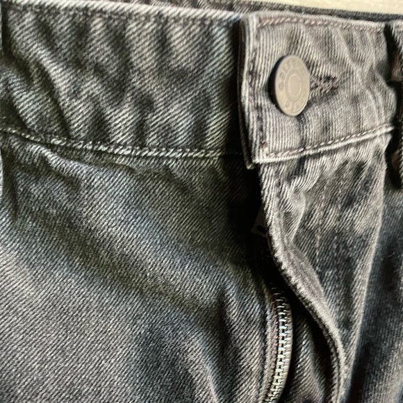 GRLFRND Hailey Low Rise Jeans In Sunset Strip Wash Slim Bootcut Hem Slits SZ 28 - Picture 10 of 16